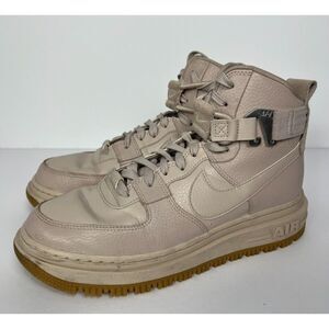 Air Force 1 High Utility 2.0 Shoes Women 9.5 Fossil Stone Pearl Tan Sneaker Nike